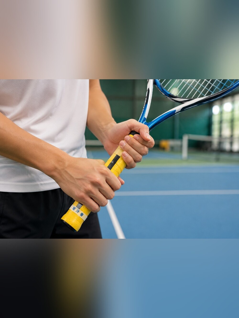 Lot of 6 Yellow Tennis Badminton Racket Grip Tape Wraps Anti Slip Sweat Absorben